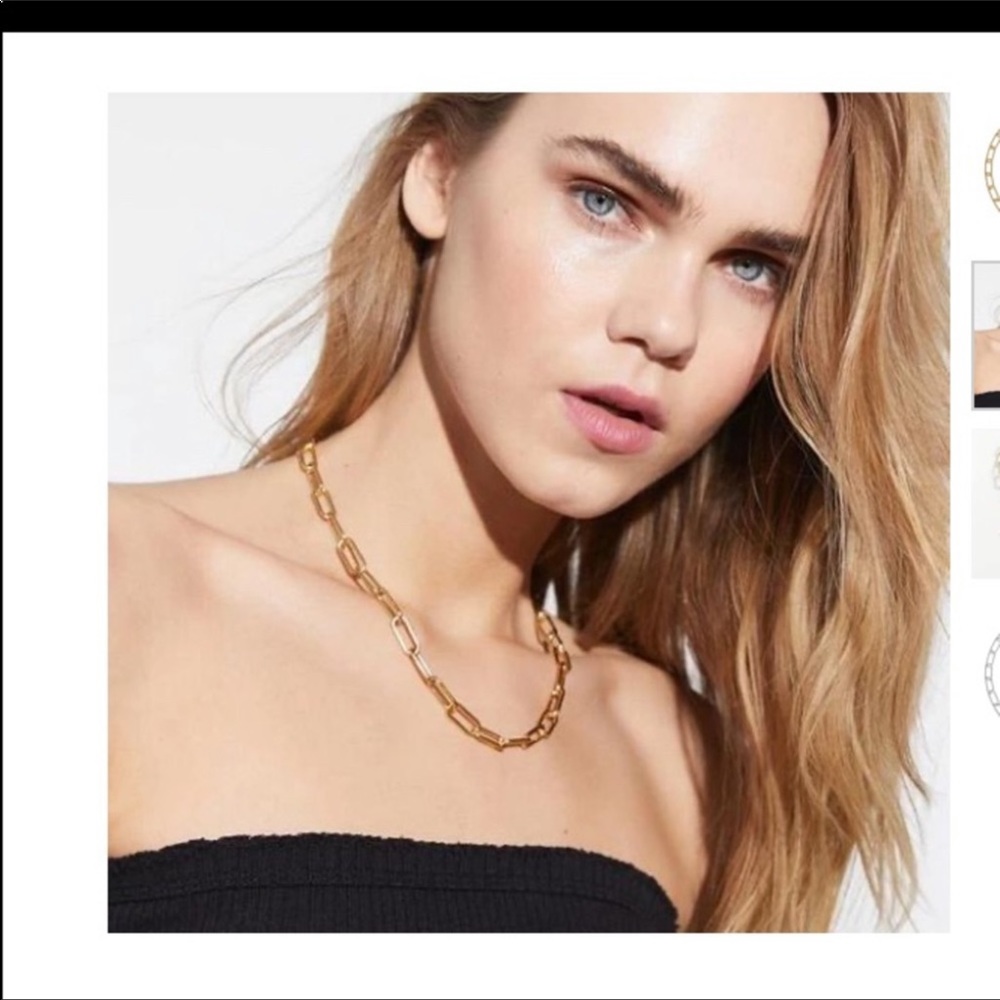 Ellie Vail Carla Paperclip necklace